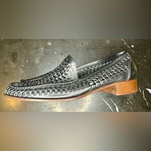 Saint Laurent men’s black woven loafers size 42.5 new never worn​​​